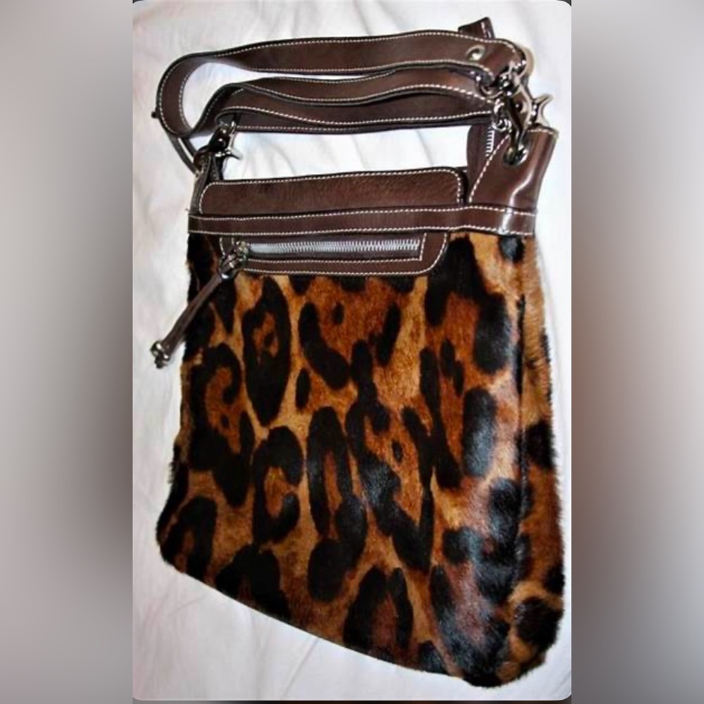 Cavalcanti leather and animal hair purse - Picture 3 of 7